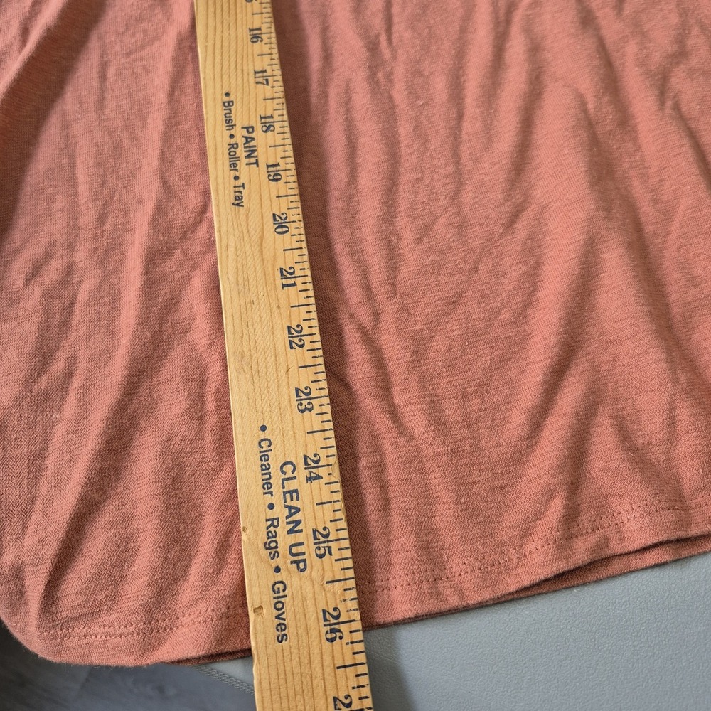J. Jill Pure Jill Top Womens 2X Ginger Hemp Cotton Henley Minimalist Breathable - Picture 6 of 8